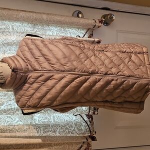 Women's Quilted Tan Vest